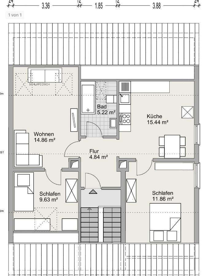 Apartment Ferienwohnung Heddesheim